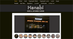 Desktop Screenshot of hanabisushihibachi.com